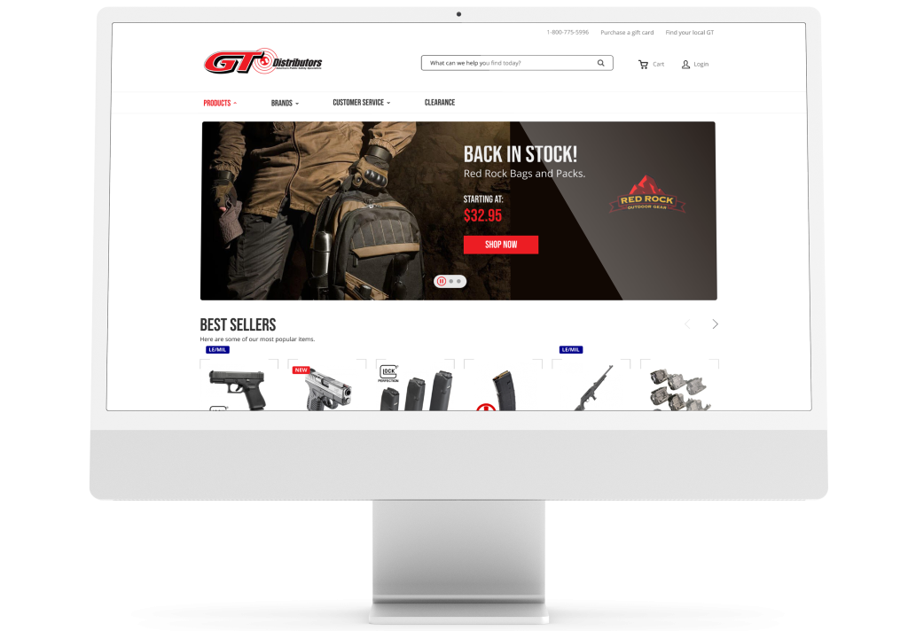 GT Distributors Magento 2 development Raleigh, NC